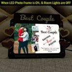 Best Couple Customized LED Photo Frame #BC24 - Image 3