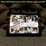 Best Husband Customized LED Photo Frame #BH18 - Image 3