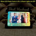 Best Husband Customized LED Photo Frame #BH19 - Image 3