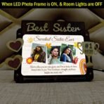 Best Sister Customized LED Photo Frame #BS36 - Image 3