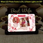 Best Wife Customized LED Photo Frame #BW16 - Image 3