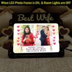 Best Wife Customized LED Photo Frame #BW17 - Image 3