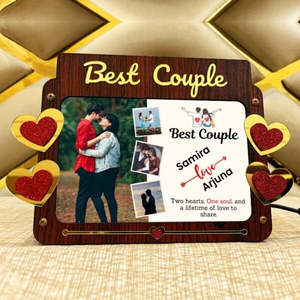 Best Couple Led Photo Frame - Gift For Couple - BC24-1