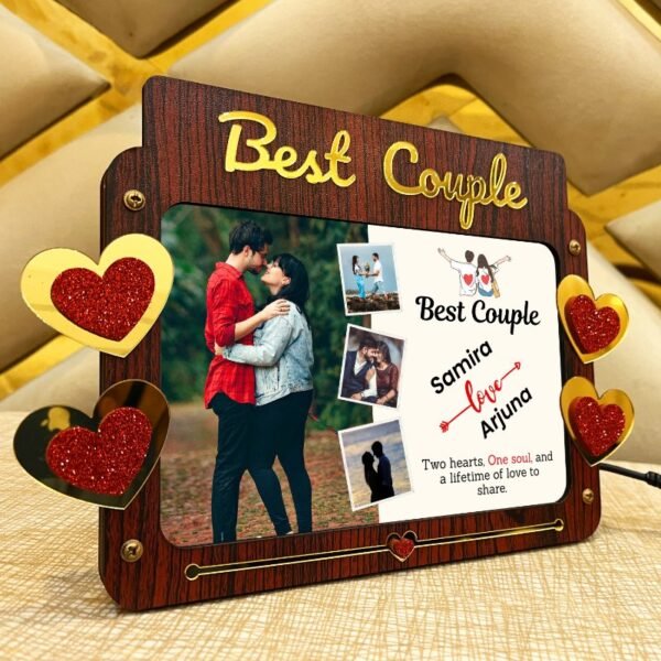 Best Couple Led Photo Frame - Gift For Couple - BC24-2