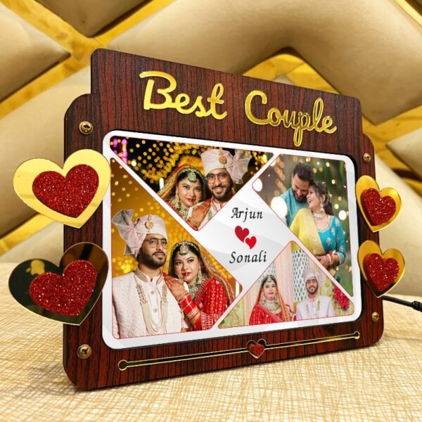Best Couple Led Photo Frame - Gift For Couple - BC25-2