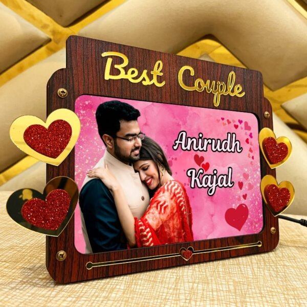 Best Couple Led Photo Frame - Gift For Couple - BC32-2