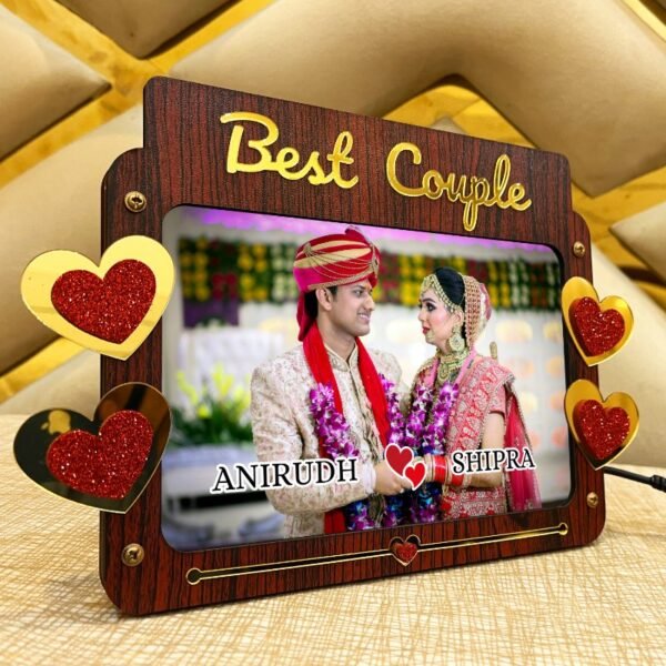 Best Couple Led Photo Frame - Gift For Couple - BC33-2