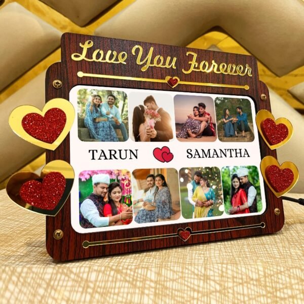 Best Couple Led Photo Frame - Gift For Couple Wife Husband - LYF26-2