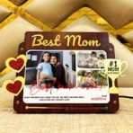 Best Mom Led Photo Frame - Gift For Mother - BM35-1