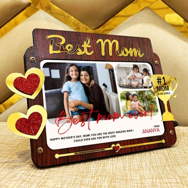 Best Mom Led Photo Frame - Gift For Mother - BM35-2