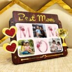 Best Mom Led Photo Frame - Gift For Mother - BM5-2
