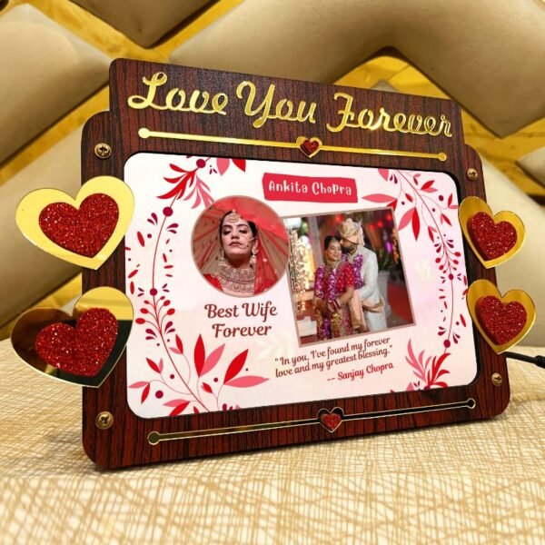 Best Wife Led Photo Frame - Gift For Wife - LYF16-2
