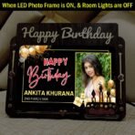 Happy Birthday Customized LED Photo Frame #HB2 - Image 3