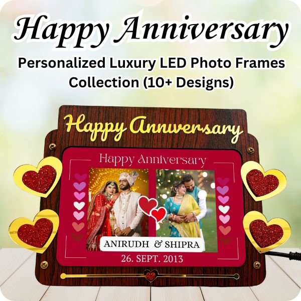 Happy Anniversary LED Photo Frames Collection