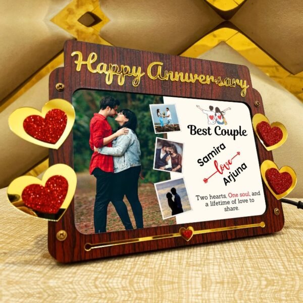 Happy Anniversary Led Photo Frame - Anniversary Gift - HA24-2