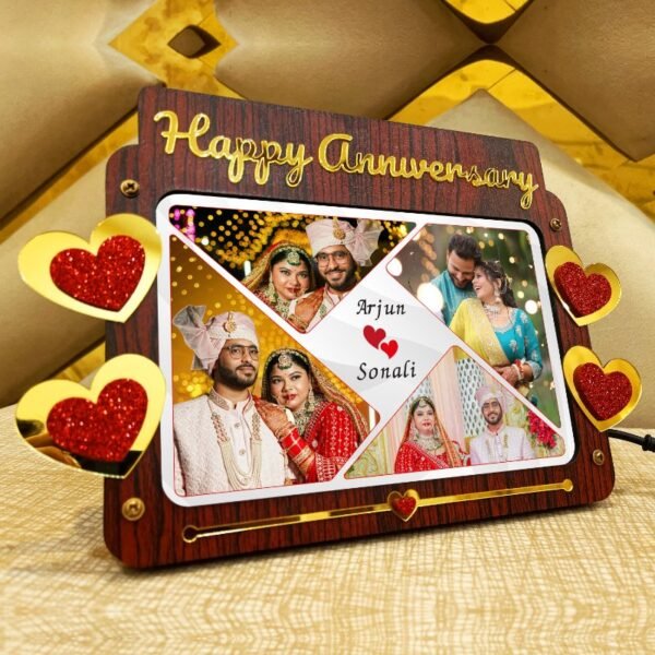 Happy Anniversary Led Photo Frame - Anniversary Gift - HA25-2