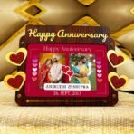 Happy Anniversary Led Photo Frame - Anniversary Gift - HA27-1