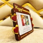 Happy Anniversary Couple Customized LED Photo Frame #HA28 - Image 4