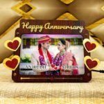 Happy Anniversary Led Photo Frame - Anniversary Gift - HA33-1