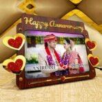 Happy Anniversary Led Photo Frame - Anniversary Gift - HA33-2