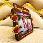 Happy Anniversary Couple Customized LED Photo Frame #HA33 - Image 4