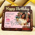 Happy Birthday Led Photo Frame - Birthday Gift - HB3-1