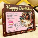 Happy Birthday Led Photo Frame - Birthday Gift - HB3-2